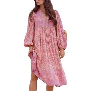 Spell & The Gypsy Collective Folk Song Boho Maxi Size XS Dress Blossom Floral